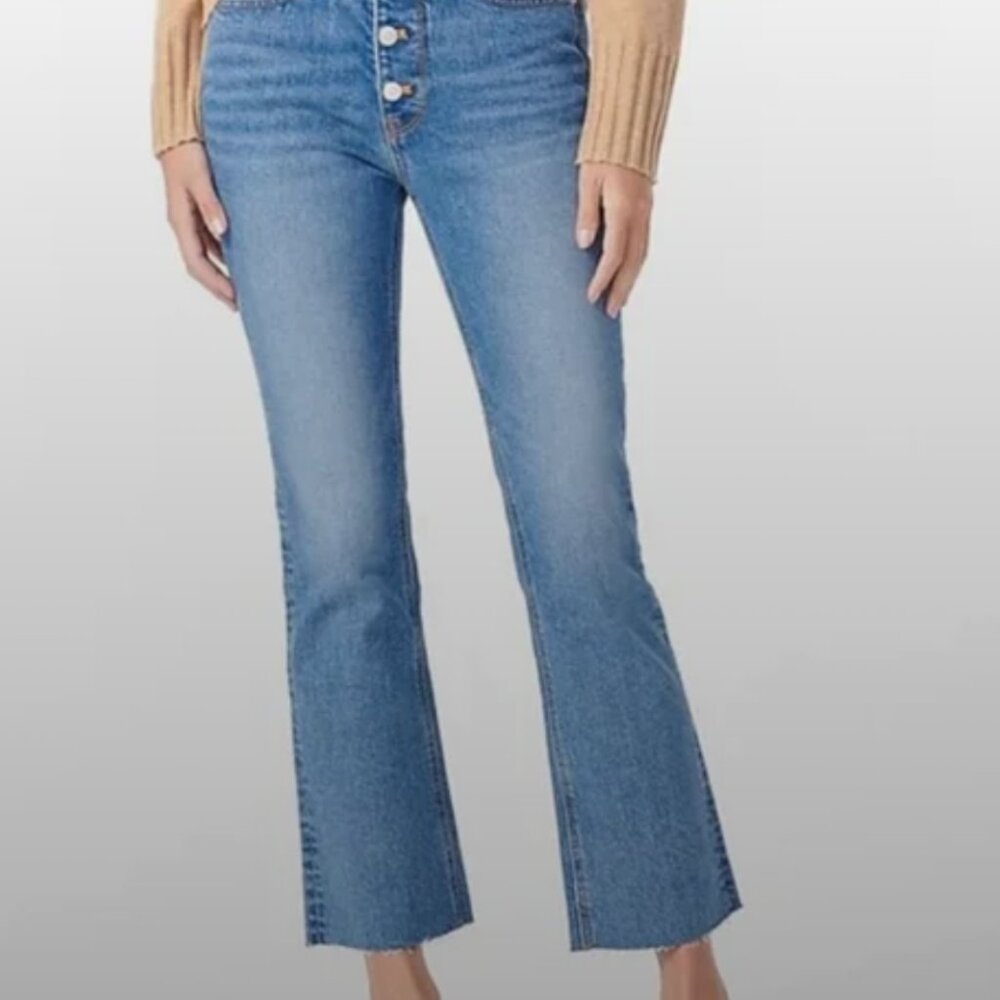 J. Crew Light Blue Cropped Flare Jeans